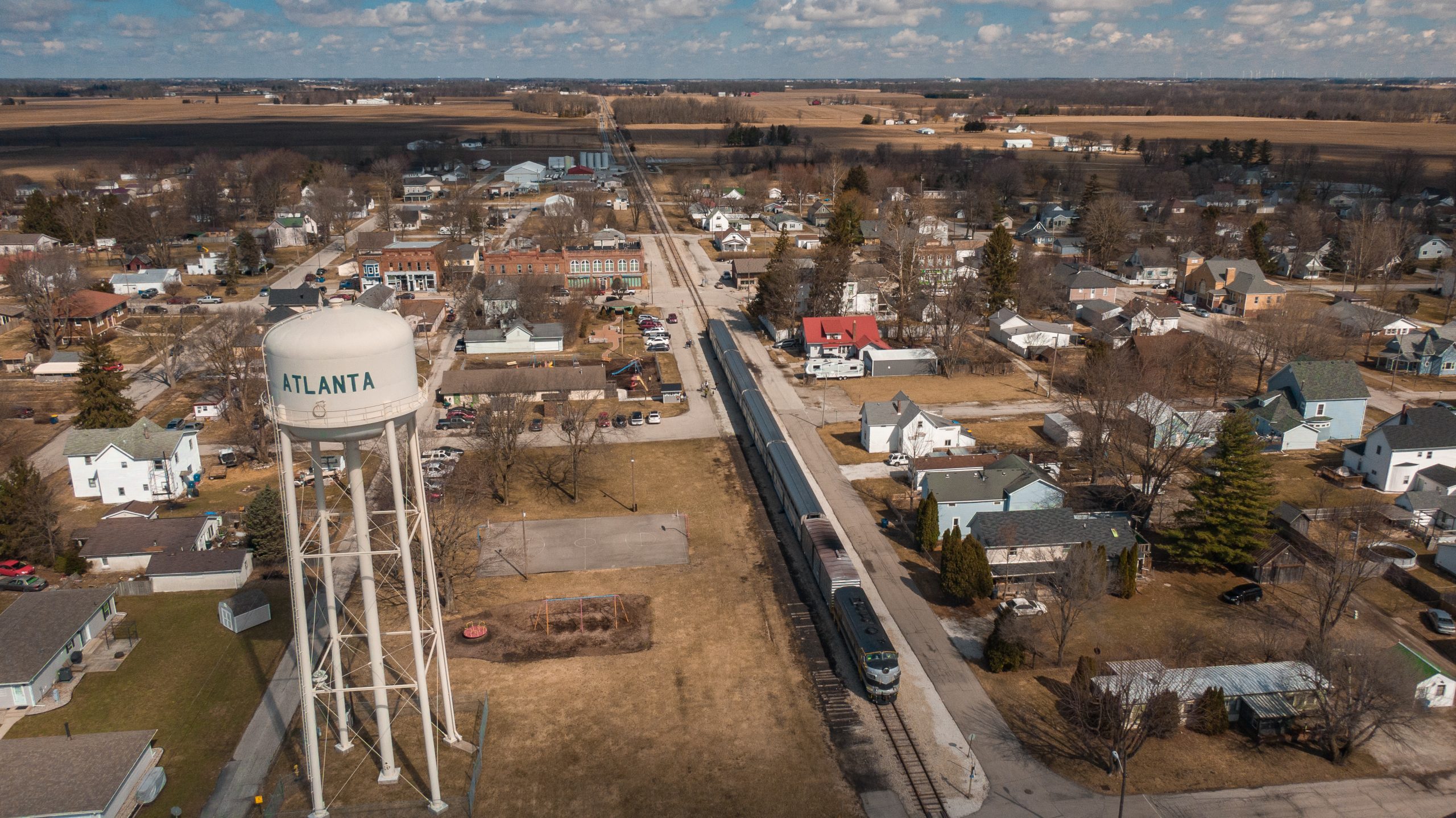 Nickel Plate Express Drone Shot