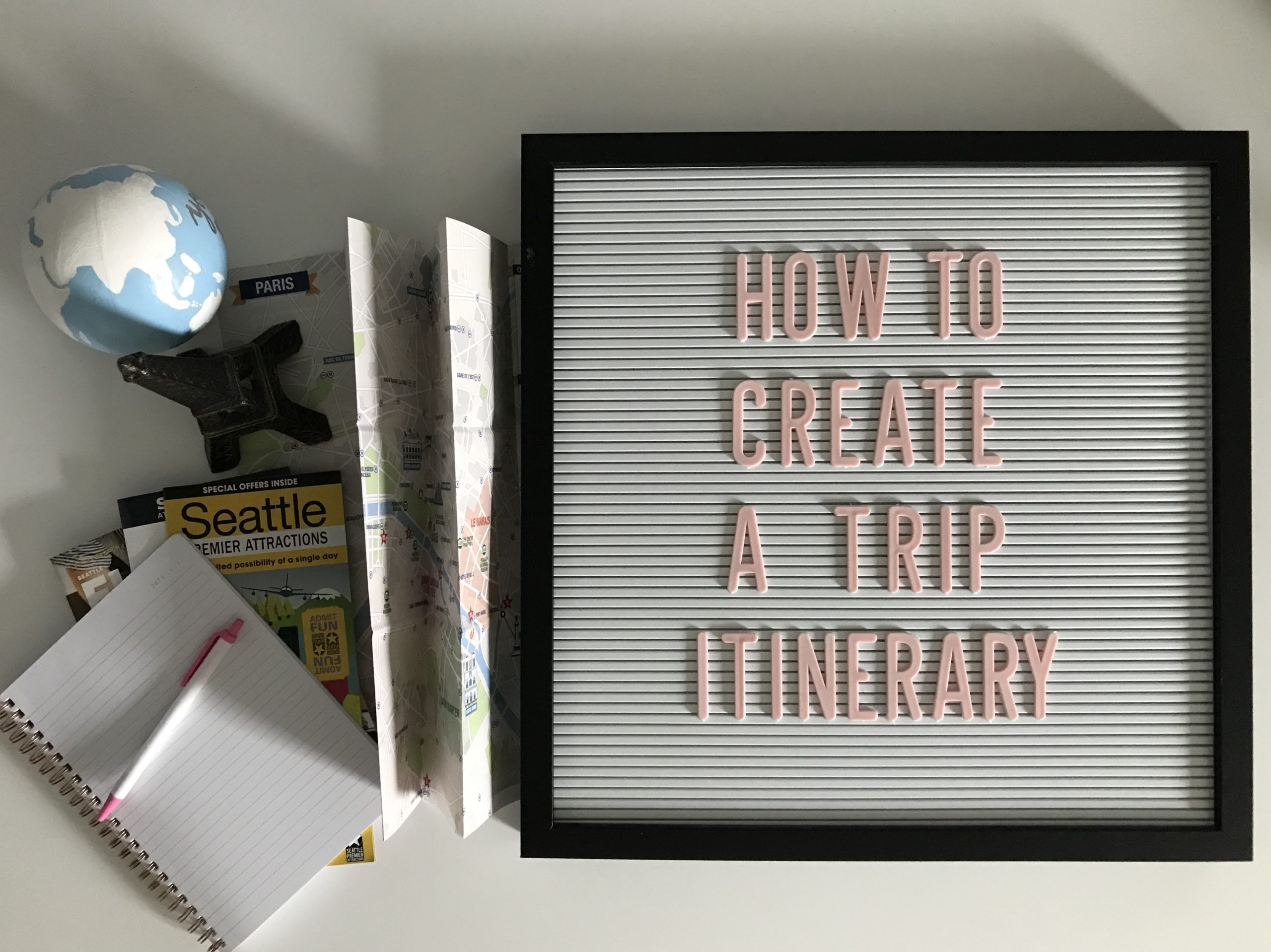 How to Create a Trip Itinerary