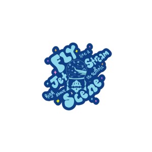 Fly Like a Jet Stream Sticker